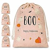 Halloween Favors Bags Halloween Boo Geister Geschenktüten Halloween Treat Bags Trick Or...