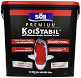 Söll 81894 Premium KoiStabil Teichstabilisator 10 kg - effektiver Wasseraufbereiter...