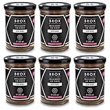 BROX Premium Knochenbrühe Bio-Rind aus Weidehaltung (6x370ml) - 100% natürliche...