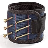 HUANGXING - Magnetisches Armband mit 15 starken Magneten zum Halten von Schrauben,...