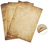 60 Blatt Briefpapier Altes Papier Vintage Absofine Alt Casanova Mittelalterliches...