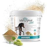 Ida Plus - Reines Bierhefe-Pulver - 1,5 kg - 100% Naturprodukt für Hunde, Katzen & Pferde...