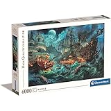 Clementoni 36530 Collection Pirates Battle-Puzzle 6000 Teile ab 14 Jahren,...