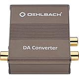 Oehlbach DA Converter - Digital/Analog Audiowandler - Koaxial/Optisch, R-L/Klinke - Cirrus...