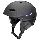 Tontron Whitewater Helm für Erwachsene, Kajak-, Kanufahren, Wassersport-Helm (matte...