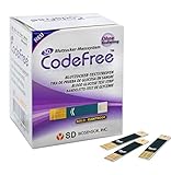 SD CodeFree Blutzuckerteststreifen 200 Stück, Sparpackung zur Diabetes-Messung bei...