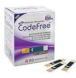 SD CodeFree Blutzuckerteststreifen 200 Stück, Sparpackung zur Diabetes-Messung bei...