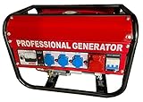 Morleos Generator 3.500 Watt 6,5 PS Stromgenerator Stromerzeuger Notstromaggregat Strom |...