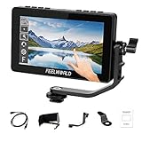 Feelworld F5 Pro V2 6 Zoll Touchscreen 3D LUT DSLR Kamera Field Monitor mit externem Kit...