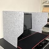 Schreibtisch Trennwand Filz, Büro Desktop Schallwand, Schreibtischteiler 60/80/100cm,...