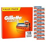 Gillette Fusion 5 Rasierklingen, 18 Ersatzklingen für Nassrasierer Herren mit 5-fach...