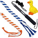 QUINKLEY® Profi Reizangel Hunde - inkl. Ente [EXTREM LEICHT UND STABIEL] Professionelle...