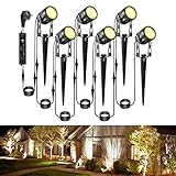 Greenclick Gartenbeleuchtung LED, 6 Set 1800LM 21 m Kabel Gartenbeleuchtung mit Strom,...