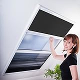 Kombi Dachfenster-Plissee - Sonnenschutz & Fliegengitter für Dachfenster 110 x 160 cm...