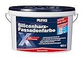 PUFAS Siliconharzfassadenfarbe 10,000 L, 231, Extra Weiß, 10 l (1er Pack)