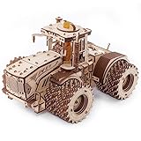 3D Puzzle Erwachsene Traktor Modell – mechanisches DIY Traktor Holz Puzzle mit...