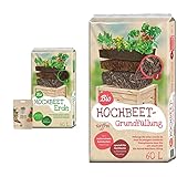 Universal Bio-Hochbeeterde 40 Liter & Terre Unity Bio Gemüsegarten-Samen Bundel -...