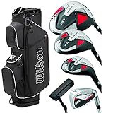 WILSON Pro Staff SGI Komplettset/Golfset für Herren, Rechtshand, Graphitschäfte, Cartbag...