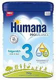 Humana PROBALANCE Folgemilch 3, ab dem 10. Monat, Babynahrung im Anschluss an das Stillen,...