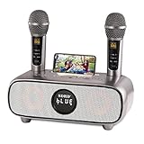 Karaoke Maschine,Bluetooth Karaoke Anlage für Erwachsene und Kinder, Tragbares PA-System...