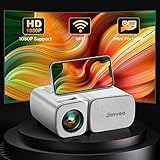 Beamer,Jimveo WiFi Mini Beamer 8000 Lumen 1080p Full HD Beamer 250''Display Mini Projektor...