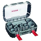 Bosch Professional 17-teiliges HSS Bimetall Lochsägen Set (für Metall, Aluminium,...