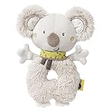 Fehn 064049 Ring-Greifling Koala - Motorikspielzeug mit Rassel – treuer Begleiter für...