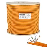 PremiumX 250m CAT 7 Netzwerkkabel Duplex LAN-Kabel Ethernet Datenkabel S/FTP PiMF PoE Eca...