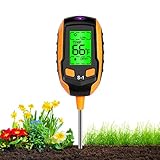 flintronic 4 in 1 Bodentester, Boden-pH-Meter, für...