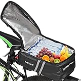 mingqian Fahrrad-Kofferraum-Kühltasche Wasserabweisende Fahrrad-Gepäckträgertasche mit...