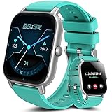 Aptkdoe Smartwatch Damen Herren mit Bluetooth Anrufe, 1.85 Zoll Voll Touch Screen Smart...