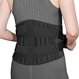 ABYON Rückenstützgürtel, Atmungsaktive Rückenbandage Lendenwirbelstütze mit...