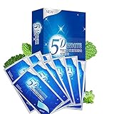 28 Whitening Strips Teeth Bleaching Stripes, Zahnaufhellung für Weiße Zähne und Zähne...