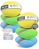 Glart 46PP Mikrofaser Auto Handpolierschwamm 6er Set, 130x25 mm, Wax Applikator Pad für...