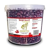 SUPRAVIT Hagebutten Pferd | Mit viel Vitamin C für Pferde und Ponys | 2kg Eimer I Ganze...