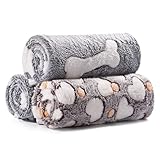 Demigeat Hundedecke Katzendecken Waschbar und Flauschig, 3 Pack Weiche Warme Fleece...