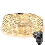 LE 10m LED Lichterschlauch 240 LEDs wasserfest Warmweiß für Innen Außen Party Hochzeit...