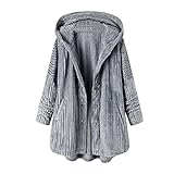 XTBFOOJ kamizelka Damska wintermantel Damen warm Steppjacke Herren Jacke Damen Mantel grau...