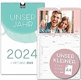 Bastelkalender 2024 Fotokalender zum Selbstgestalten Wandkalender 2024 und Okt-Dez 2023...