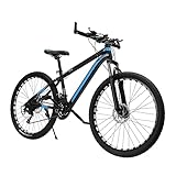 Bathrena 26-Zoll-Mountainbike, Fahrrad Scheibenbremse, 21-Gang-Schaltung, Sportliches...