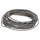 ELTOX Drahtseil,Stahlseil 3~6 mm Durchmesser Stahldraht-Kabel 304-Edelstahl-Flexible...