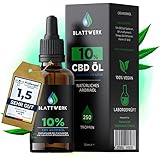 Blattwerk CBD Öl 10% - Vollspektrum Extrakt CBD Tropfen - Deutsche Qualitätsmarke -...