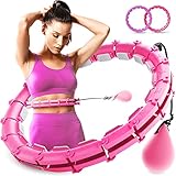 myhula Smart Hula Hoop Reifen für Erwachsene mit Gewichtsball&Noppen, Hula Hoop Reifen...