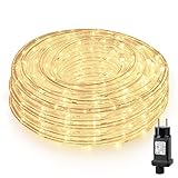 Custmkey 10m LED Lichterschlauch Aussen, 240 LED Schlauch mit 8 Modi Und 24V...