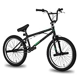 Hiland 20 Zoll BMX, 360° Rotor-System, Freestyle, 4 Stahl Pegs, Kettenschutz, Freilauf...