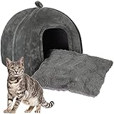 KEEPREAPER Katzenhöhle große Katzen XXL, Katzenbett kuschelhöhle flauschig waschbar,...