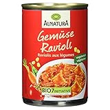 Alnatura Bio Gemüse-Ravioli, vegan, 6er Pack (6 x 400 g)