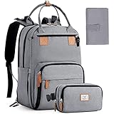 Tonyeee Wickelrucksack Rucksack Großer Wickeltasche mit Multifunktions,Diaper Bag...