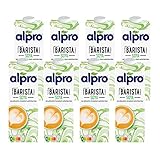Alpro Barista Sojadrink Pflanzlicher Drink Aufschäumbar im Kaffee Vegan 8x1L | 8 l (1er...