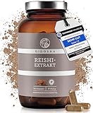 QIDOSHA® Reishi Extrakt Kapseln, TESTSIEGER 07/23*, 15:1 Premium-Extrakt, hochdosiert mit...